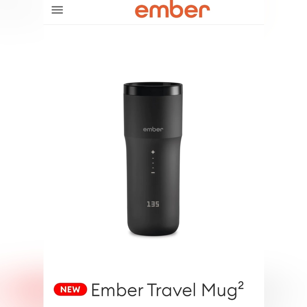 BRAND NEW IN BOX- Ember Temperature Controlled Travel Mug 2